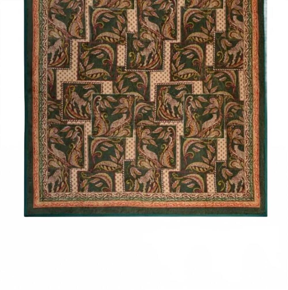 NEW JOHNNY WAS saule travel blanket in green